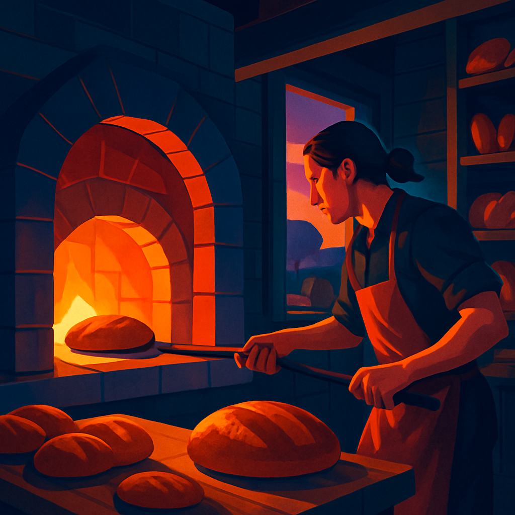 illustration of clean modern single neighborhood bakery called stone oven (4)